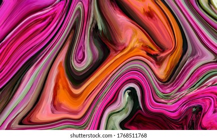Fondo de mármol de ondas de color líquido Diseño de patrones de lujo vectores