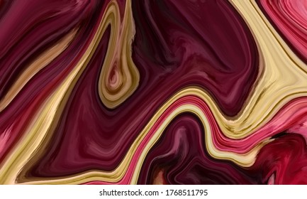 Fondo de mármol de ondas de color líquido Diseño de patrones de lujo vectores