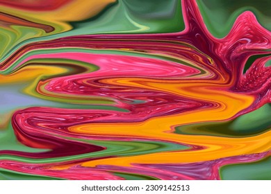 Fondo de mármol de ondas de color líquido Diseño de patrones de lujo vectores