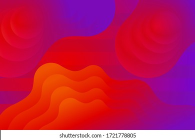 Liquid colorful abstract vector background. Fluid gradient design for banners, cards, wallpapers.