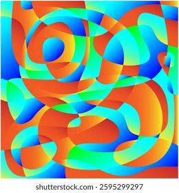 Liquid colorful background. Futuristic Gradient. Fluid gradient shapes