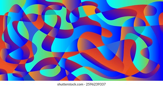 Liquid colorful background. Futuristic Gradient. Fluid gradient shapes walpaper background