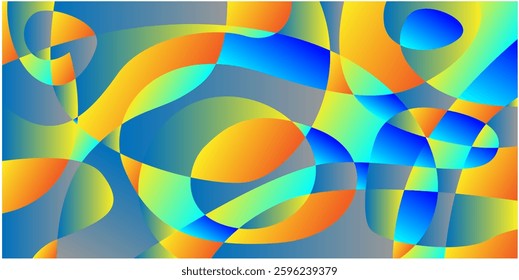 Liquid colorful background. Futuristic Gradient. Fluid gradient shapes