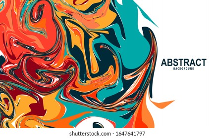 Liquid colors covers set. Bright colors mixture