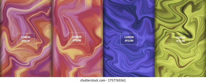 Liquid colors swirl abstract background. Trendy color texture for your design