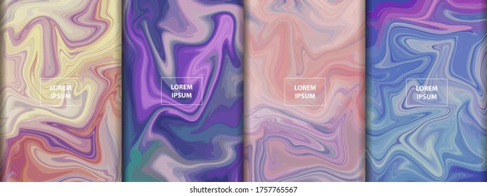 Los colores líquidos giran el fondo abstracto. Textura de color de moda para su diseño