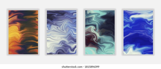 Liquid colors swirl abstract background. Trendy color texture for your design