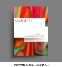 fondo multicolor de concepto líquido. folletos con material publicitario. vector eps10