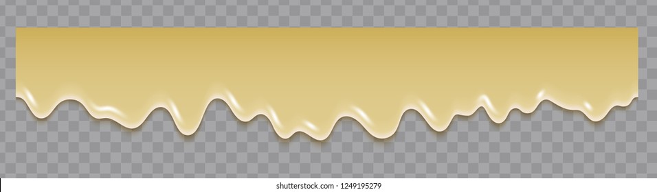 Liquid Condensed Milk. Pattern. Vector Texture Of The Products