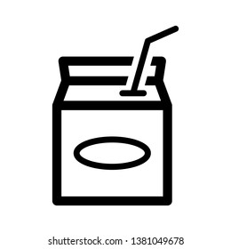 Liquid Container - Milk box Icon