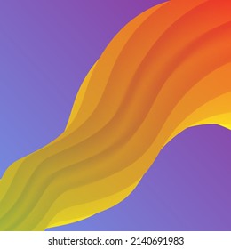 Liquid cream background using contrasting gradients. Suitable for social media post design. 3 D. Vector illustration.