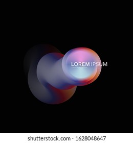 Liquid creative color shapes and abstract vector design background.
