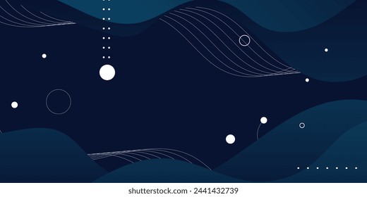 fondo azul profundo líquido con elemento circular