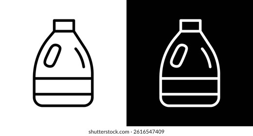 liquid detergent icon icons and symbol set. trendy illustration