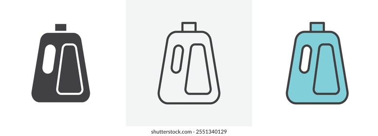 liquid detergent icon pack. Vector illustration. EPS10