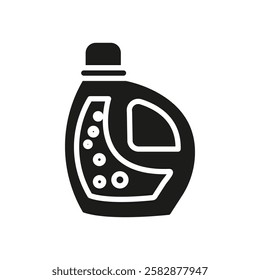 liquid detergent icon Symbol mark in Outline style