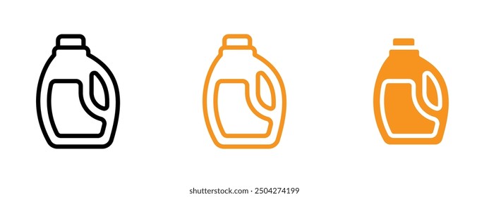 Liquid detergent icon web design in vector