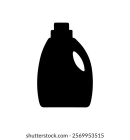 Liquid detergent  silhouette icon vector design.
