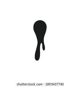 Liquid dripping icon vector illustration
