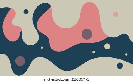 Liquid drips background, yogurt pattern. Smooth wavy lines banner