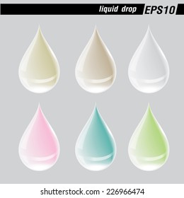 liquid drop 6 color