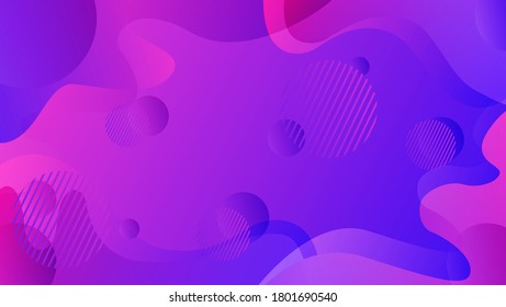 Liquid drop abstract background with pink, purple and blue tones.