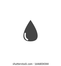 señal de vector del icono de gota líquida aislada para diseño gráfico y web. color de plantilla de símbolo de gota líquido editable sobre fondo blanco.