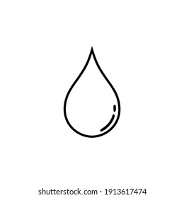 Liquid Droplet Simple Illustration For Logo, Icon, symbol, Pictogram, or Graphic Design Element. Liquid Droplet Illustration for Water, Oil, Blood, Chocolate, Honey, etc. illustration Vector