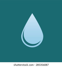 liquid droplet web icon