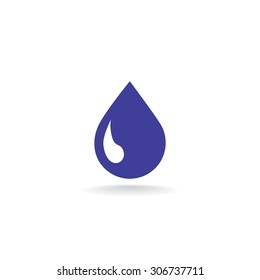 liquid droplet web icon