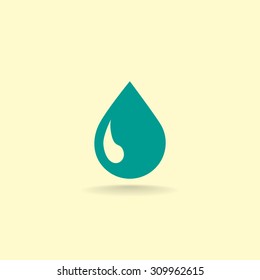 liquid droplet web icon