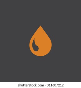 liquid droplet web icon