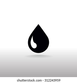 liquid droplet web icon
