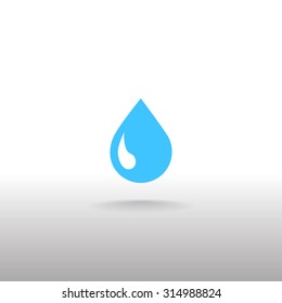 liquid droplet web icon