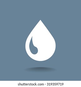 liquid droplet web icon