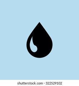 liquid droplet web icon