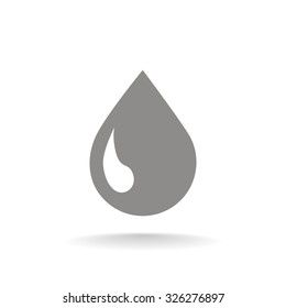 liquid droplet web icon