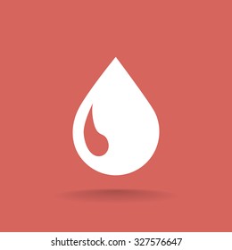 liquid droplet web icon