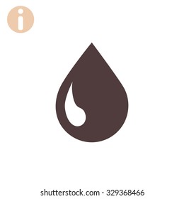 liquid droplet web icon