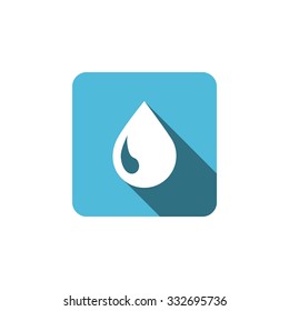 liquid droplet web icon