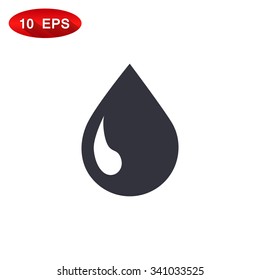 liquid droplet web icon