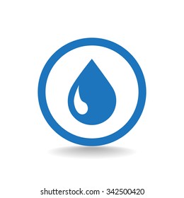 liquid droplet web icon