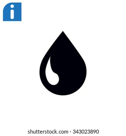 liquid droplet web icon