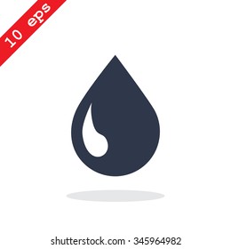 liquid droplet web icon