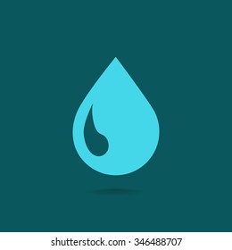 Liquid Droplet Web Icon
