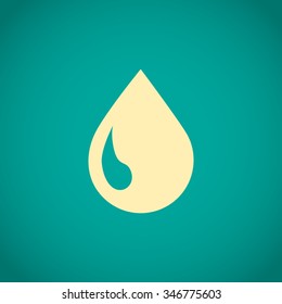 liquid droplet web icon