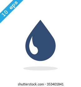 liquid droplet web icon