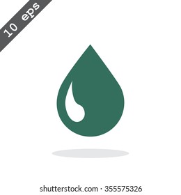 liquid droplet web icon