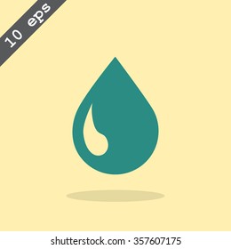 liquid droplet web icon