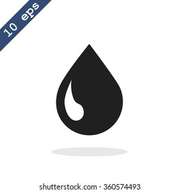 liquid droplet web icon